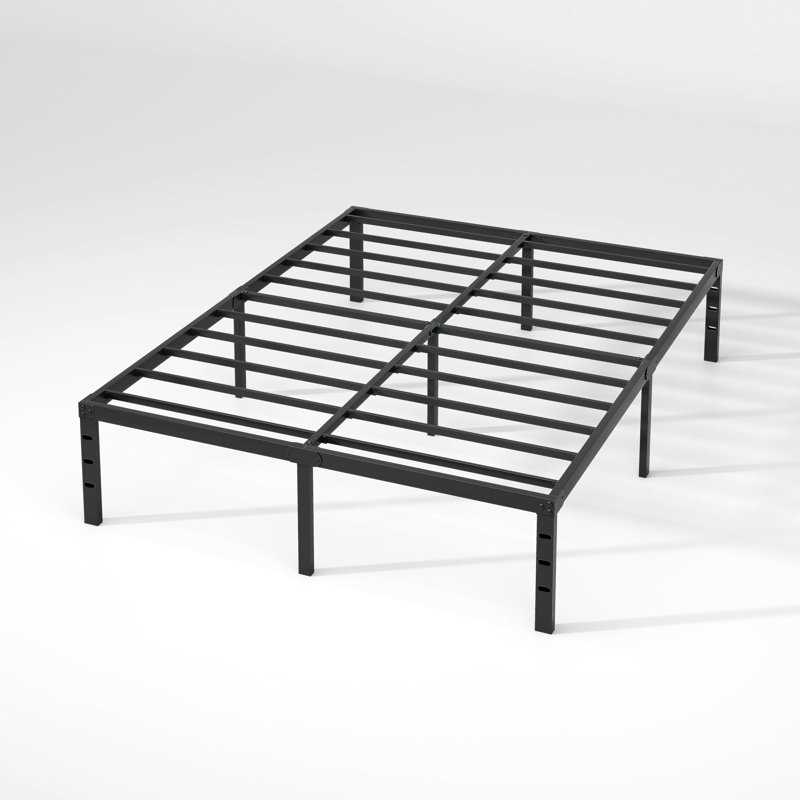 Metal Bed Frame-simple Metal Platform Bed Frame Storage Space Under The Bed Frame, Queen