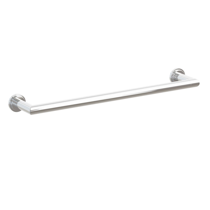 Barre à serviettes Emtek, Chrome poli, H 1,75 po x l 19,75 po x P 3,25 po
