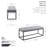 Shauny Fabric Bench with Metal Legs-1770156356
