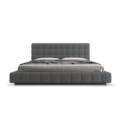 Thompson Upholstered Wingback Bed