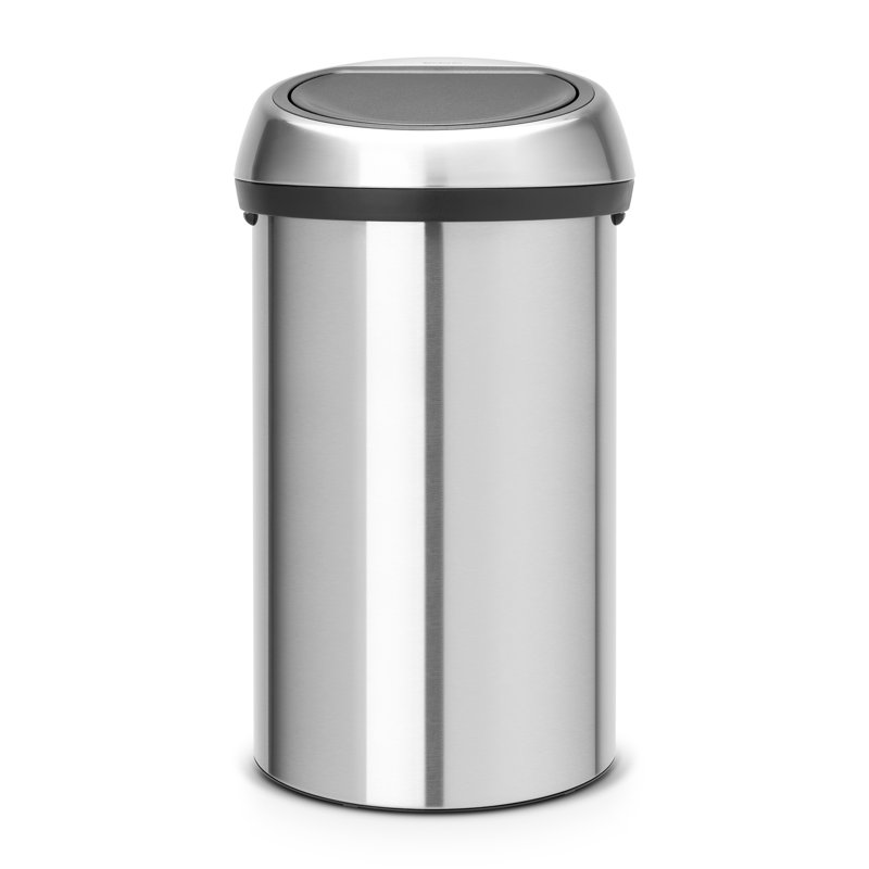 Brabantia 60 Litre Touch Bin, Matt Steel