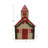 Hand-Painted Stoneware Church