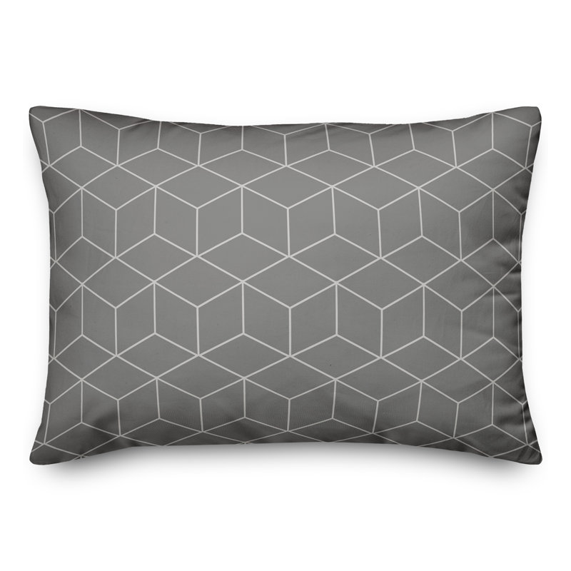 Geometric Reversible Throw Pillow