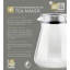 Théière et bouilloire One Touch avec couvercle à filtre en acier inoxydable pour thé en verre borosilicaté sans taches Théier Connoisseur's Choice