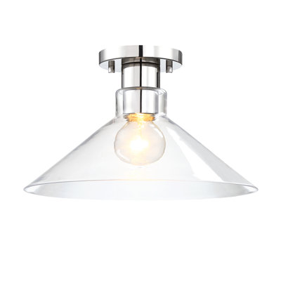 Ardis Glass Semi Flush Mount
