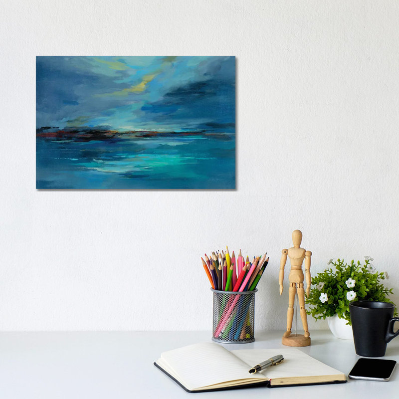 Early Morning Sea by Silvia Vassileva - Gallery-Wrapped Canvas Giclée on Canvas, Canvas, 20.32 cm H x 30.48 cm W