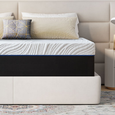 10 Inches Cooling Medium Gel Memory Foam Mattress With Breathable Cover & 10-Year Warranty