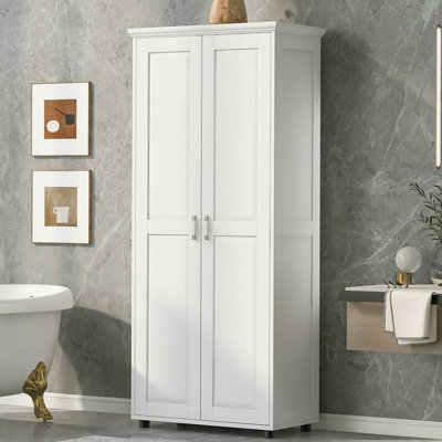 Anna Freestanding Linen Tower Cabinet