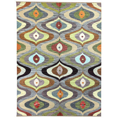 One-of-a-Kind 7'11" X 10'5" Wool Area Rug in Grey