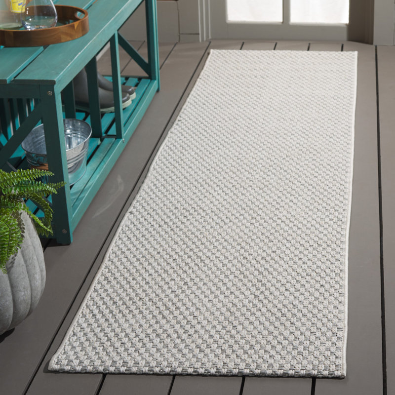 Zenn All-Weather Performance Geometric Indoor/Outdoor Area Rug, Runner 2'2" x 8'