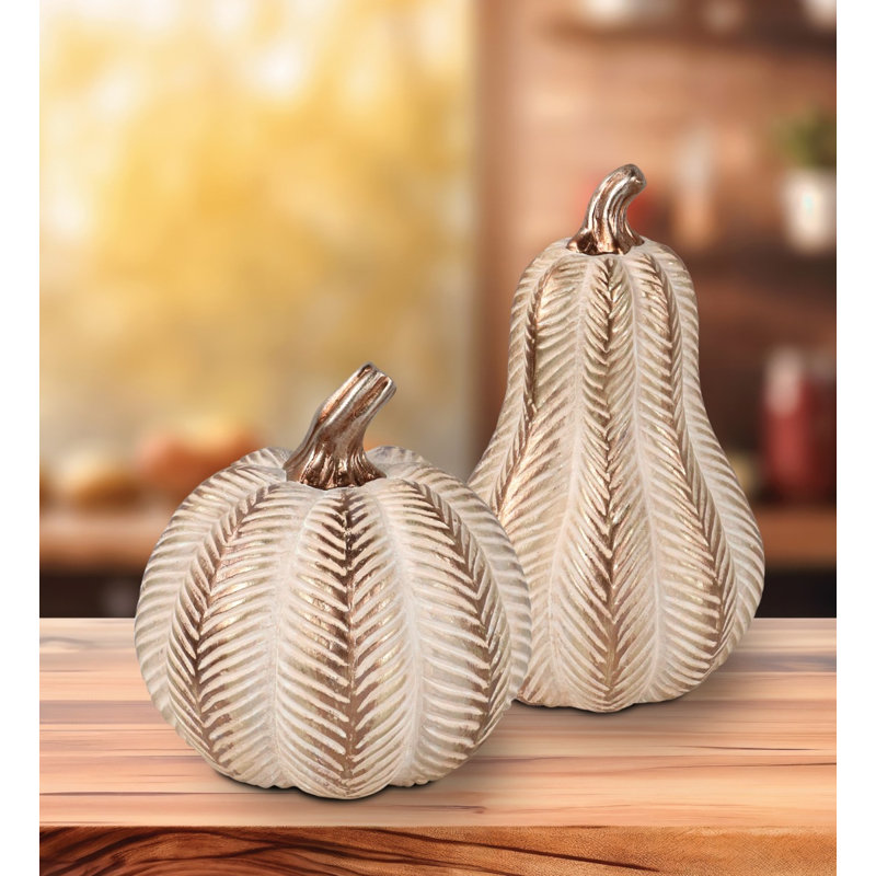 Ensemble de 2 chevrons citrouille