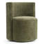 Chaises demi-tonneau avec roulettes H 29,5 po Kipp-1752500076