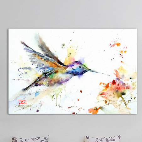 " Colourful Journey " by Dean Crouser, 18" H x 26" W x 1.5" D, Black Framed Fine Art Paper, No Mat