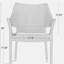 FAUTEUIL empilable en osier PE MIRAGE GREY, 4 pièces