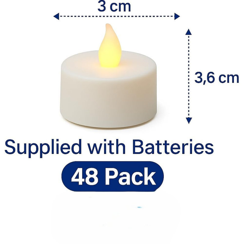 Scented Unscented Flameless Tealight Candle