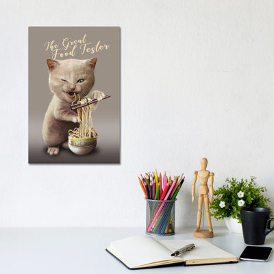 The Great Food Tester by Adam Lawless - Wrapped Canvas Gallery-Wrapped Canvas Giclée