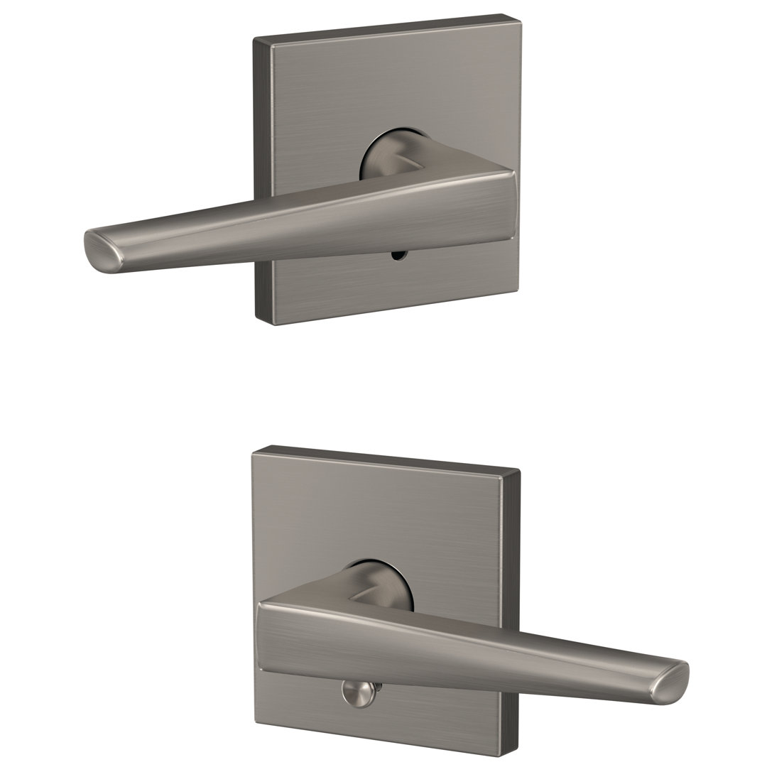 Custom Eller Hall-Closet and Bed-Bath Lever with Collins Trim Schlage 