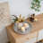 Rustic Round Wood Tray For Coffee Table Decor, Farmhouse Centerpiece And Home Organization, 12 Inch Decorative Display Tray For Living Room, Ottoman And Countertop-913186023
