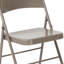 Double Braced Metal Folding Chair-1898137924