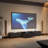 126'' Modern Electric Walunt Color TV Stand With Retractable Ultra-Short Throw Projector Platform-1265809185-1265809186