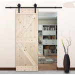 Matte Black Barn Door Hardware Kit Standard Single