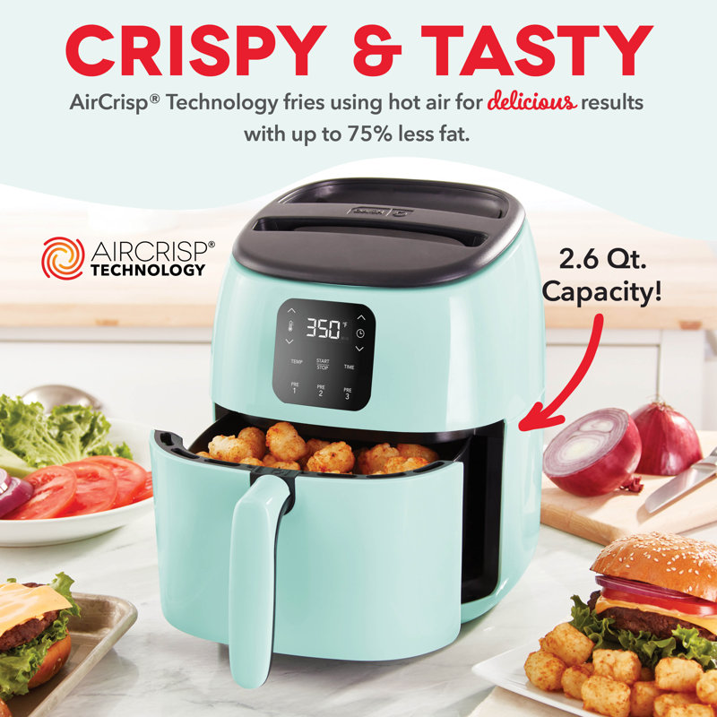 Friteuse numérique Dash Tasti-Crisp, Vert
