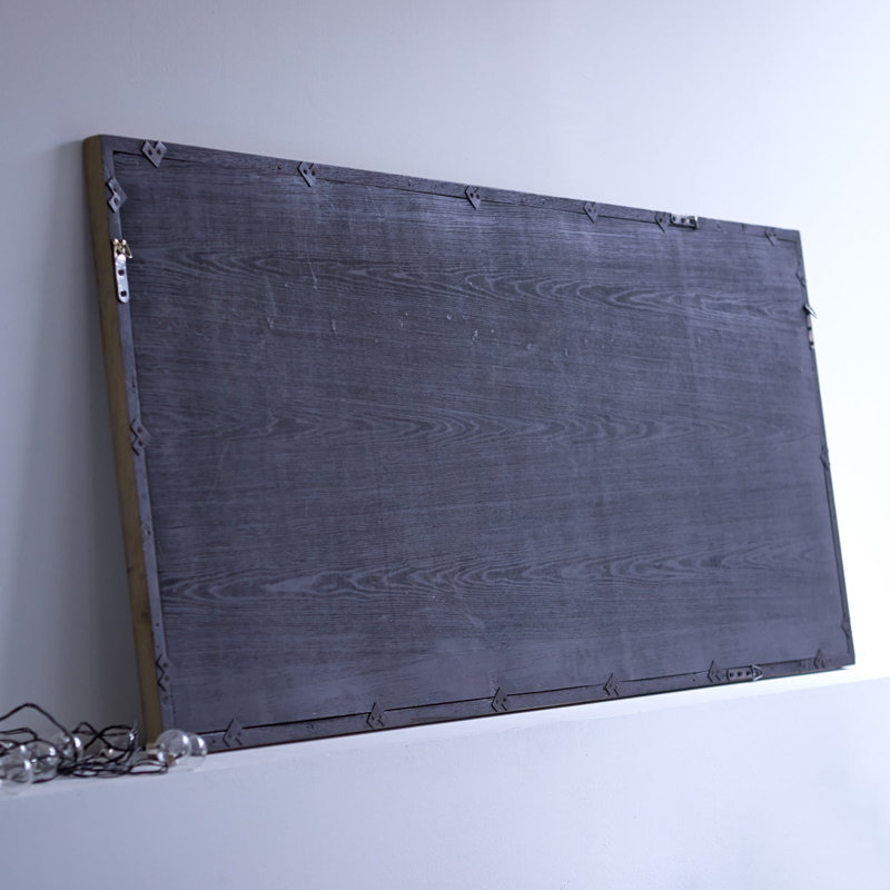 Louise Rectangle Solid Wood Mirror