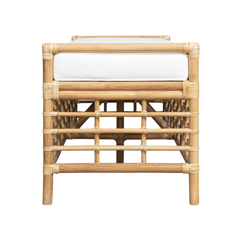 Luna Upholstered Bench, Tan