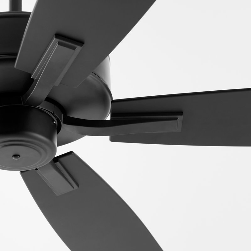 Ventilateur de plafond extérieur à 52 pales 52 po avec chaînette Corsica, Noir