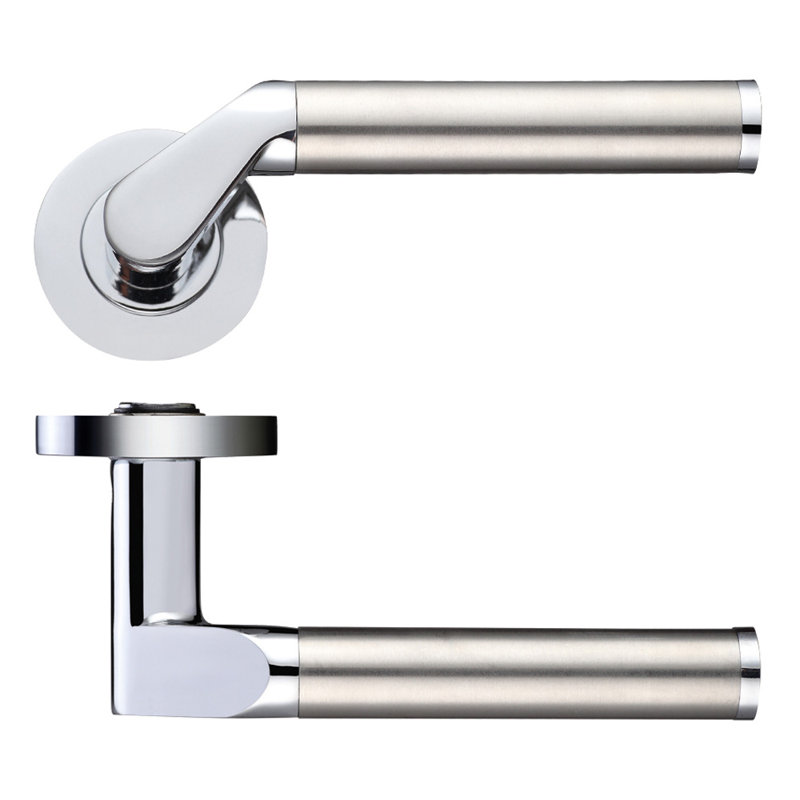 Venus Latch Door Handle, Tuscan Rose Gold