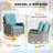 8 - Person Outdoor Rattan Furniture Patio Set with Fire Pit Table-1816936452