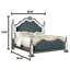 Lit plateforme tapissier Volney-301583987-289157086