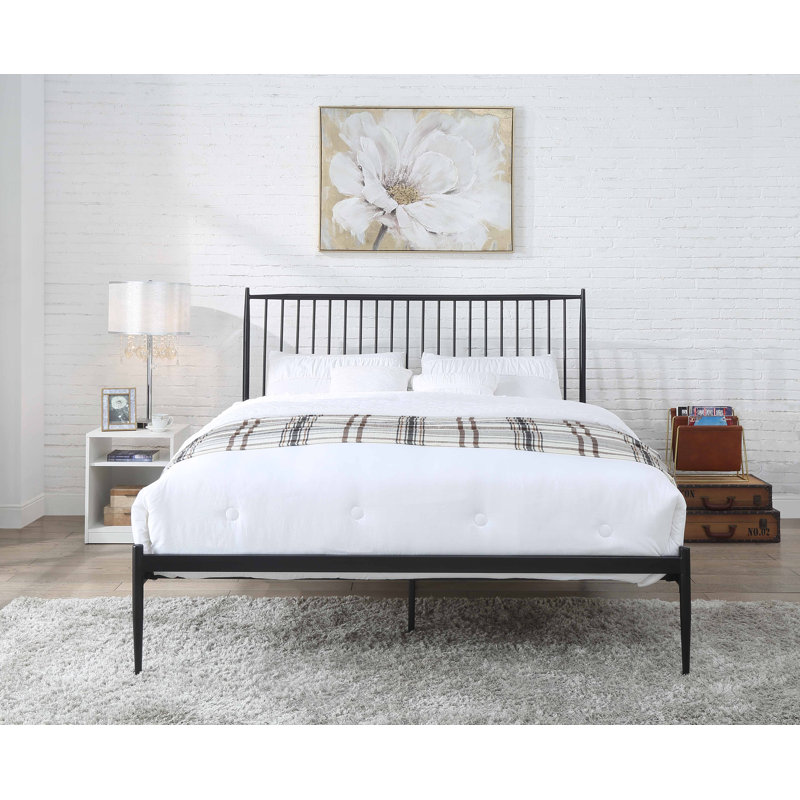 Furey Bed with Mattress, Double (4'6)