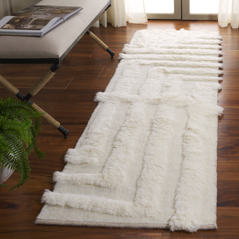 Hanoi Hand-Woven High-Low Area Rug, Runner 2'3" x 8'