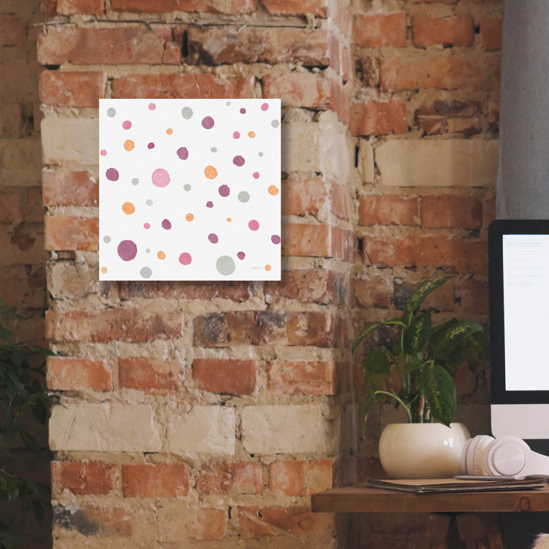 «Garden Party Pattern 8b» par Silvia Vassileva, art mural sur toile, H 12 po x l 12 po x P 0,75 po