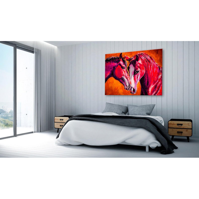 Élisabith caresse sur toile, H 16 po x l 24 po x P 0,7 po