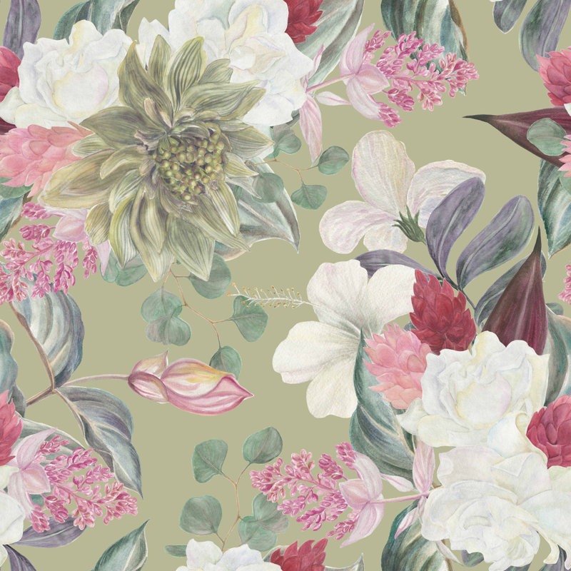 Peel & Stick Wall Mural, 10.42' W x 10.42' L