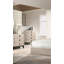 Meuble de chambre à coucher moderne de conception moderne 1 pièce crème 4 tiroirs avec plateau en faux marbre