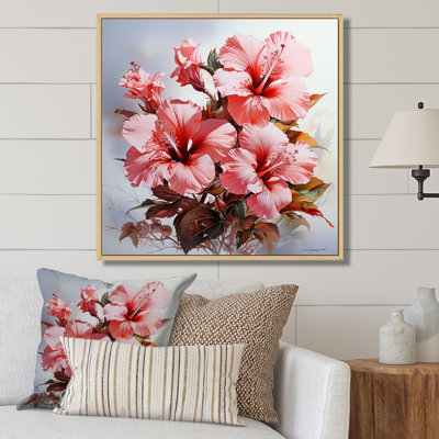 " Farmhouse Pink Hibiscus Charm "