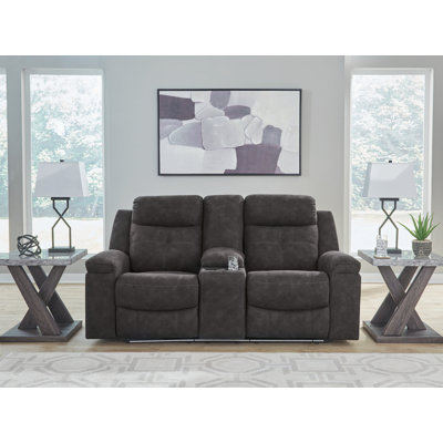 Causeuse inclinable avec console