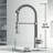 Edison 19" H 1-handle Pull-Down 2-Function Sprayer Kitchen Faucet-28294597-4032879