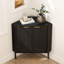 Armoire de coin moderne cannelée-118587428