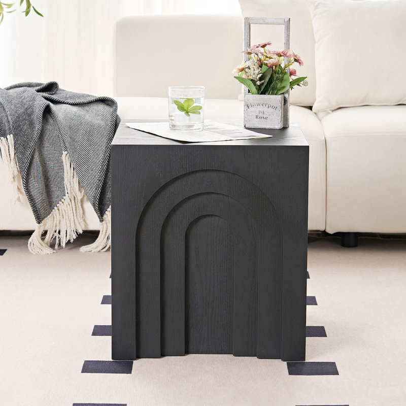 Petite table d'appoint carrée 15,74 po