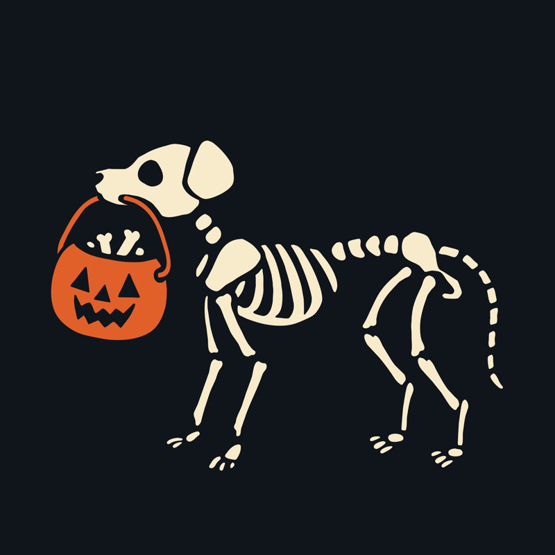 «Skelepet II» sur toile par Victoria Barnes, H 20 po x l 20 po
