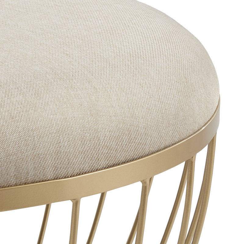 Repose-pieds Talbotton, Lin beige