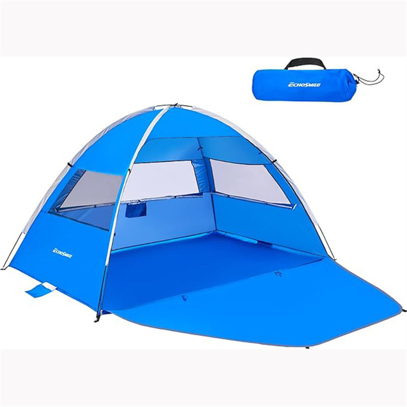 Tente dôme en nylon 3 personnes Echosmile, Bleu