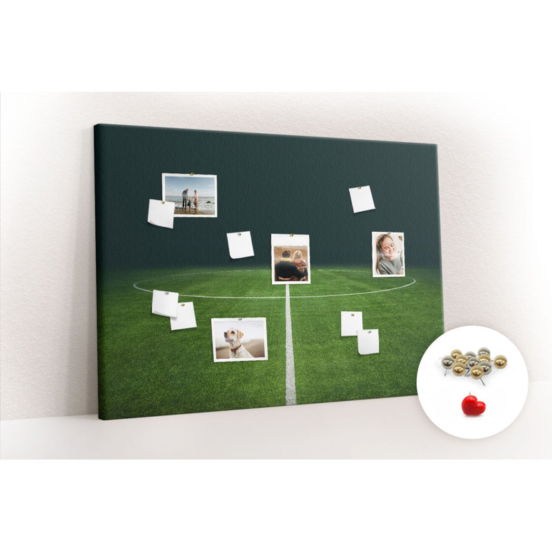 Burdelle Wall Mounted bulletin  print wall art notice boards for office corkboard Football field