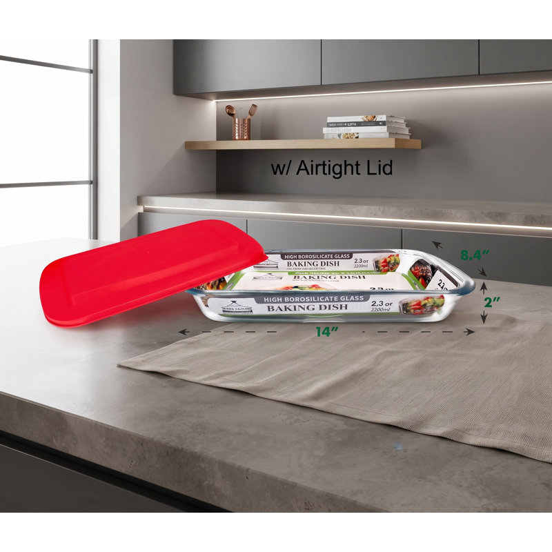 2.3 Quart Rectangular Glass Baking Dish