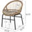 EDGAR LAWN WIKER CHAIR DECK CHAIR ( SET OF 2 )