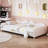 Twin Size Upholstered Daybed With Cloud-Shaped Backrest-832669784-832669767